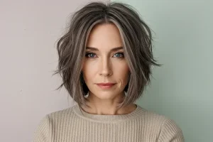 Layered Bob Hairstyles For Women Over 50 With Fine Hair