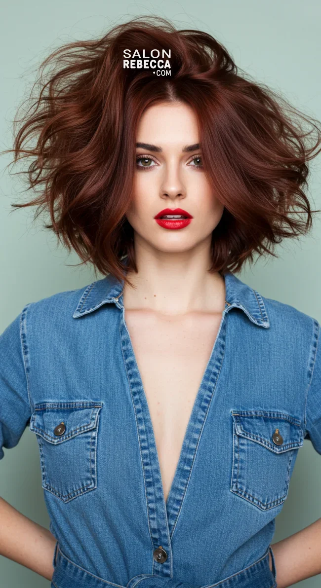 13. Bouncy Blowout | Flattering Hairstyles For Round Faces: Unlock Your Best Look!
