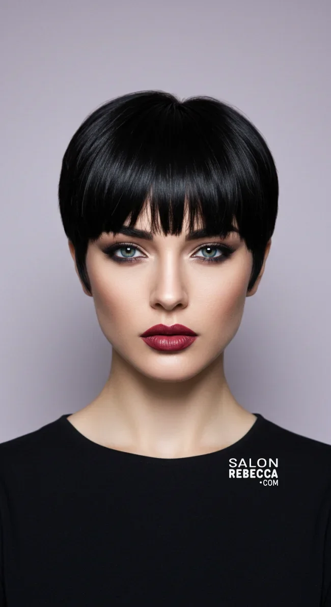 12. Pixie with Bold Bangs | 15 Trendy Low-Maintenance Pixie Haircuts For Fine, Medium Or Thick Hair