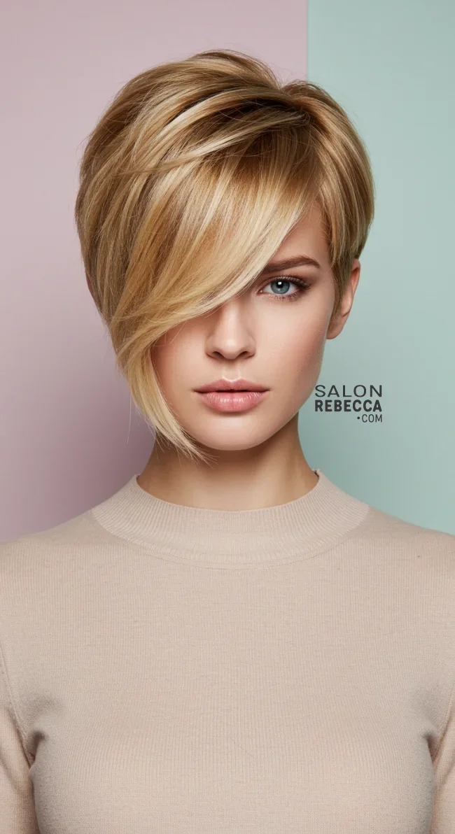 2. Long Pixie with Side-Swept Bangs | 15 Trendy Low-Maintenance Pixie Haircuts For Fine, Medium Or Thick Hair