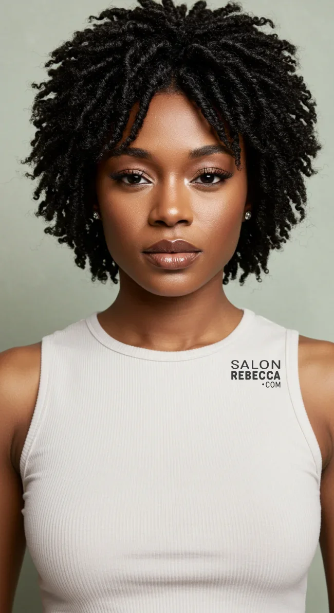 4. Twist Out | 10 Hottest Short Hairstyles For Black Women