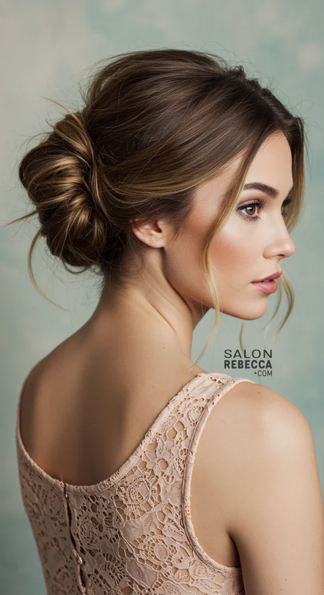 2. Low Loose Messy Bun | Perfect Messy Bun Ideas In A Short Time - Hairstyle Trick