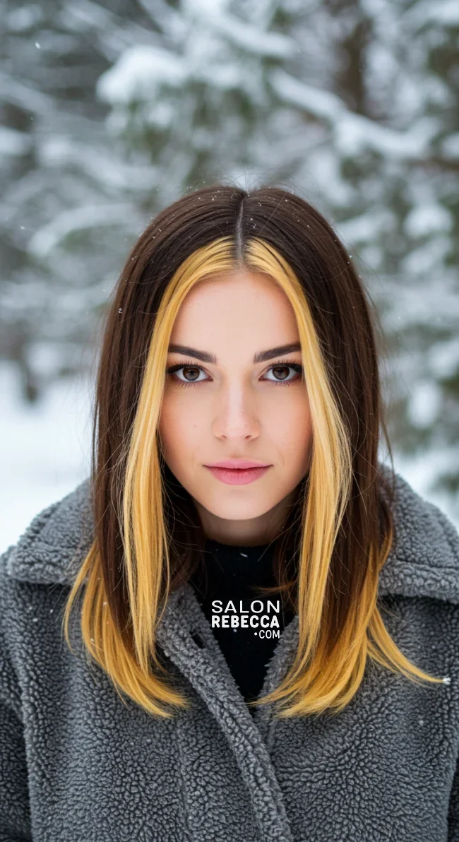 6. Face-Framing Money Pieces | 15 Ways To Rock Winter Highlights For Brown Hair