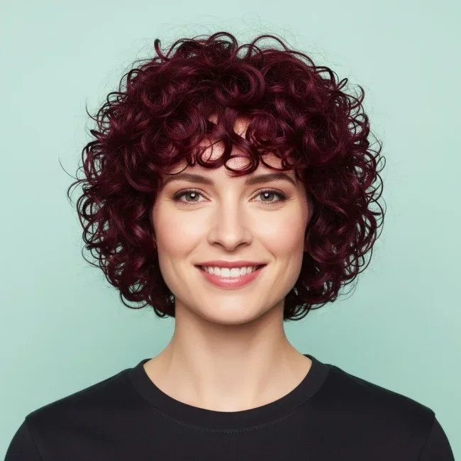 5. Curly Afro-Shag | Top 10 Shag Haircut Trends: From Wolf Cut To Mullet