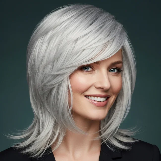 10. Sleek Glass Shag | Top 10 Shag Haircut Trends: From Wolf Cut To Mullet