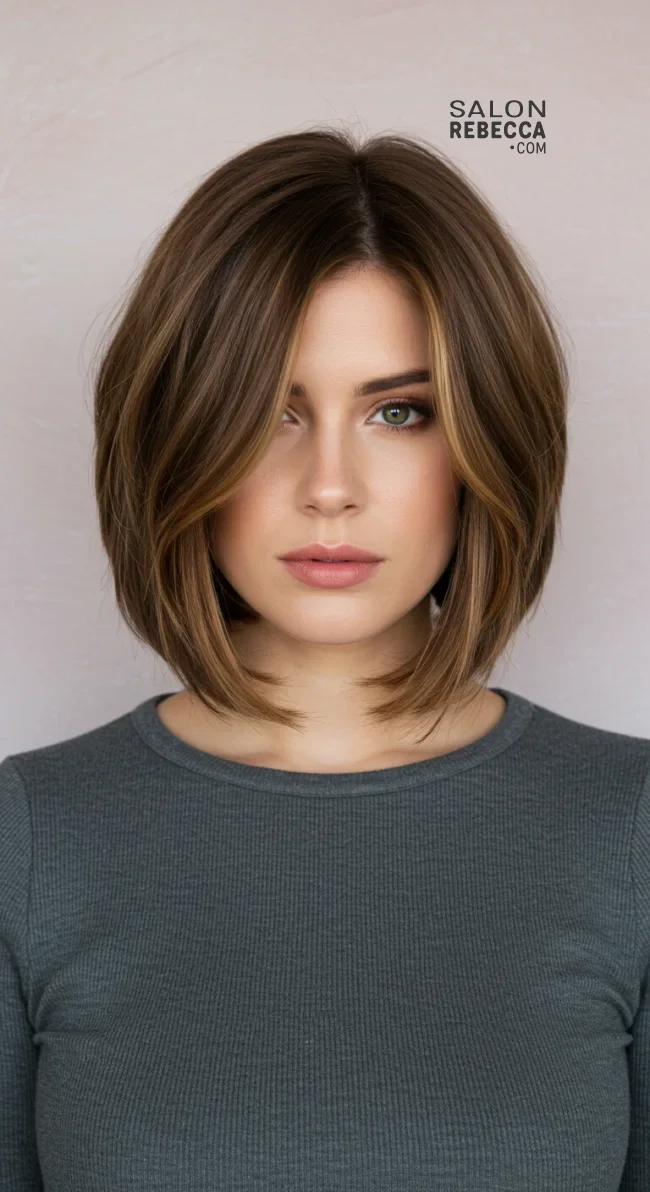 10. Bob with Soft Layers | 10 Inspiring Bob Haircuts For Women With Square Faces