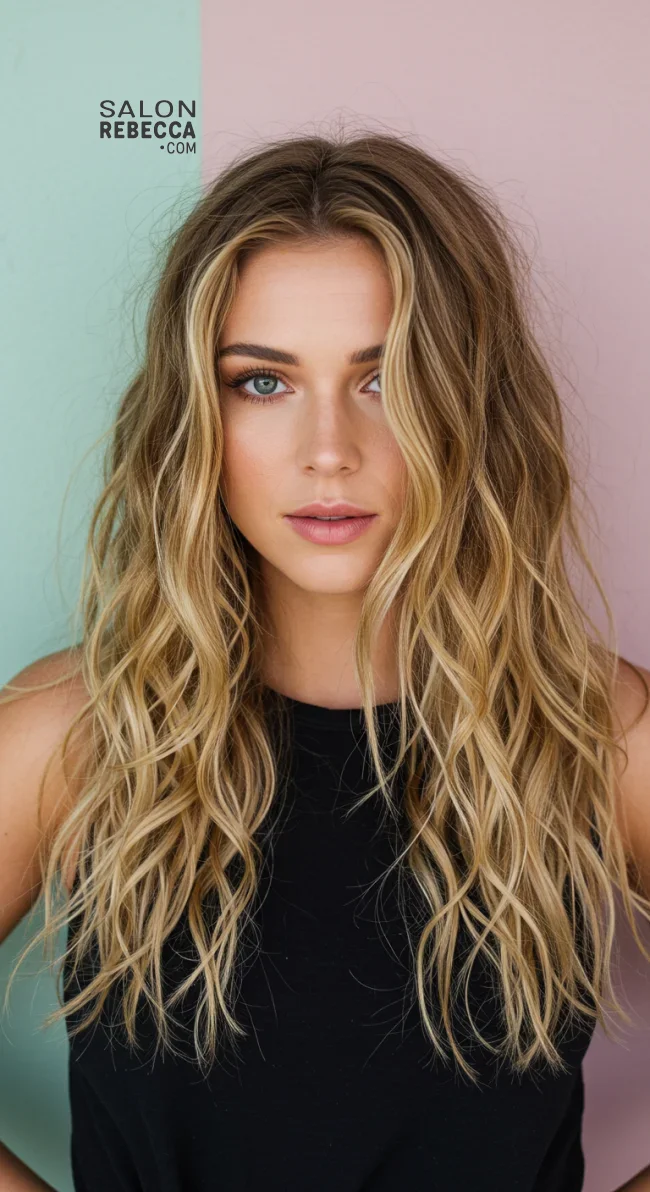 6. Beachy Waves | 15 Long Hairstyles For Women Over 50