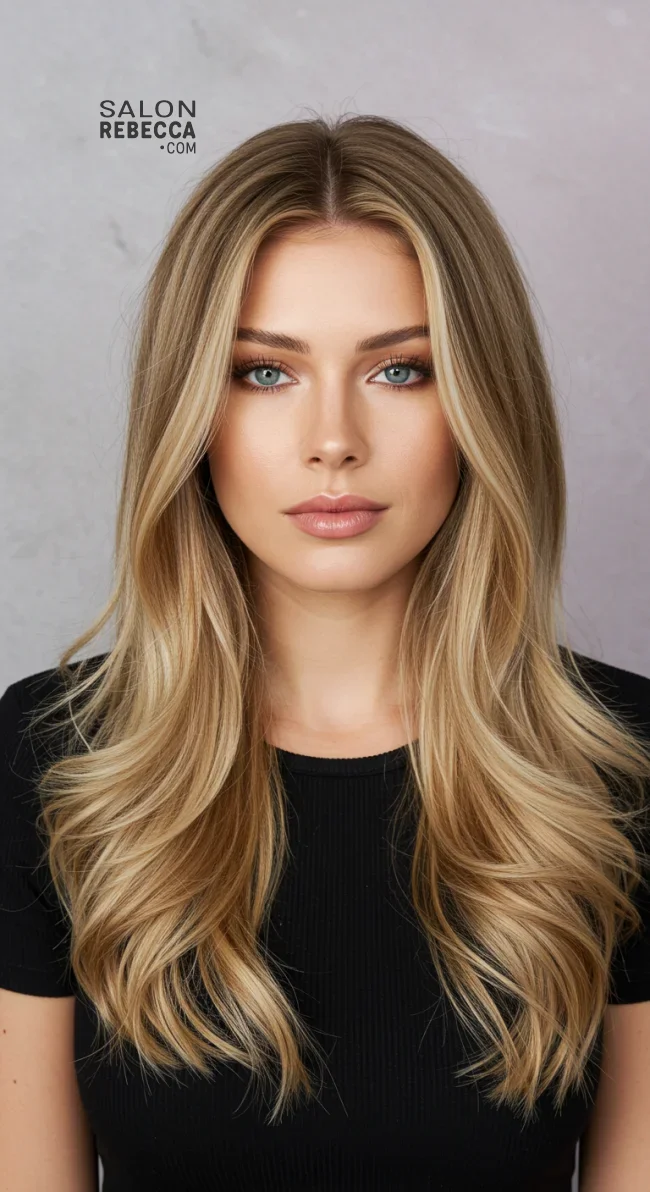 2. Feathered Ends | 15 Long Hairstyles For Women Over 50