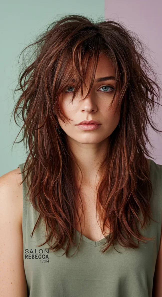 7. Long Shag Cut | 15 Long Hairstyles For Women Over 50