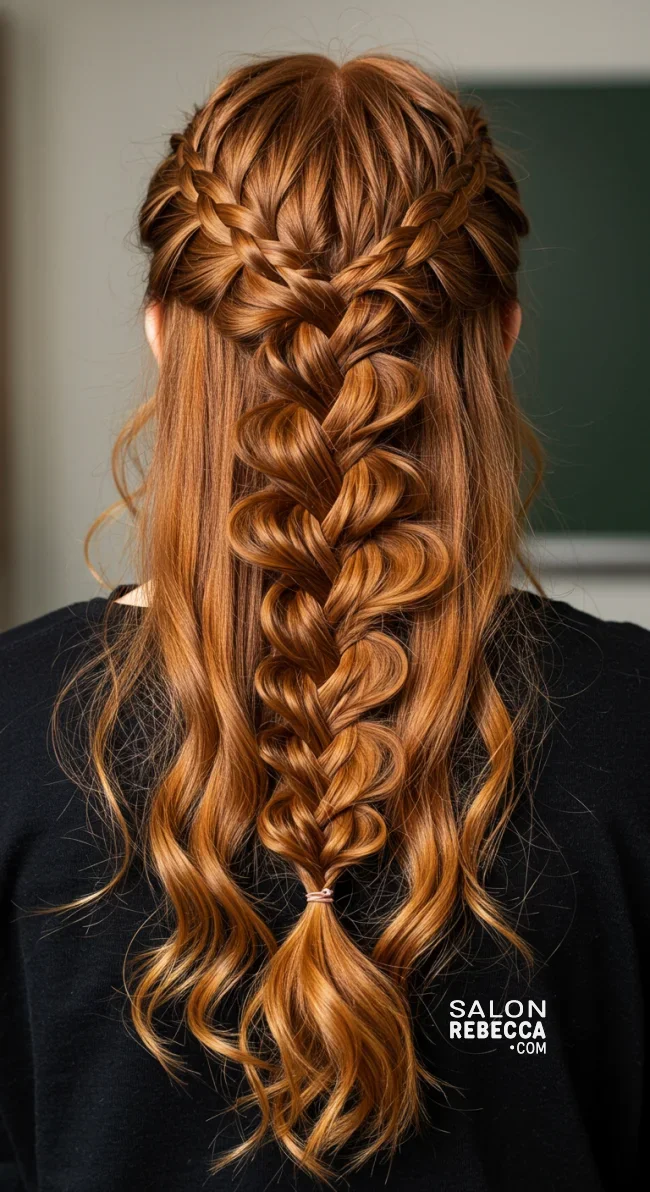 3. Fishtail Braid | 10 Easy Hairstyles For School