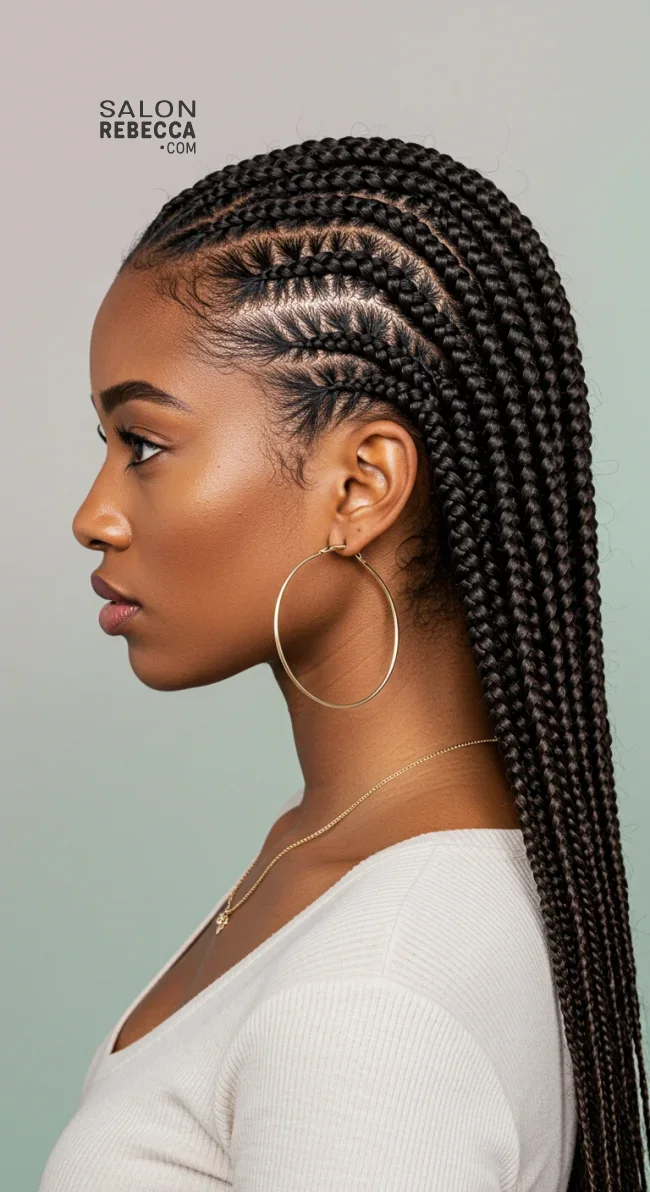 3. Cornrows | 7 Easy Protective Hairstyles To Safeguard Your Natural Hair