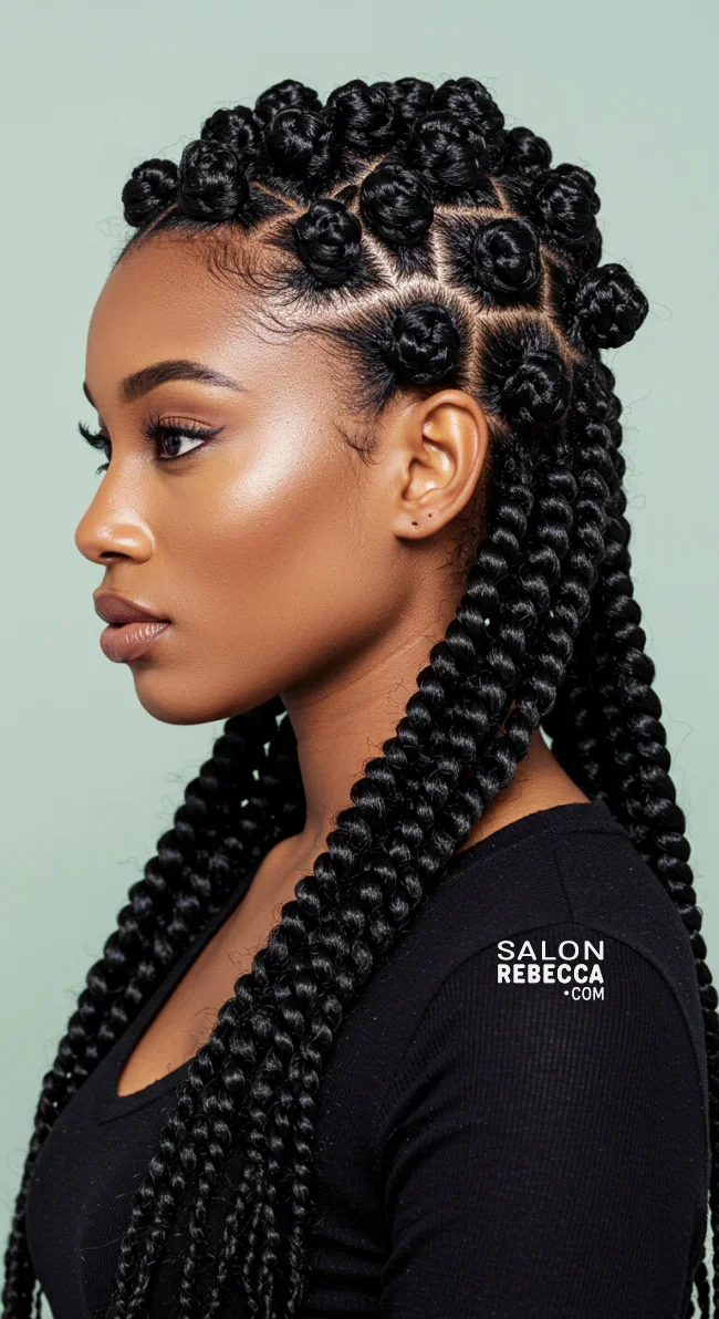 2. Bantu Knots | 7 Easy Protective Hairstyles To Safeguard Your Natural Hair