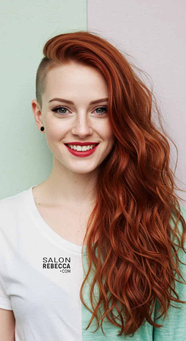 5. Undercut with Long Waves | Trendsetting Undercut Hairstyles - Revamp Your Look
