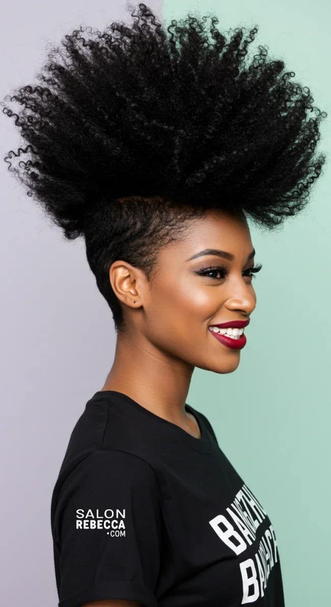 6. Feminine Mohawk Undercut | Trendsetting Undercut Hairstyles - Revamp Your Look
