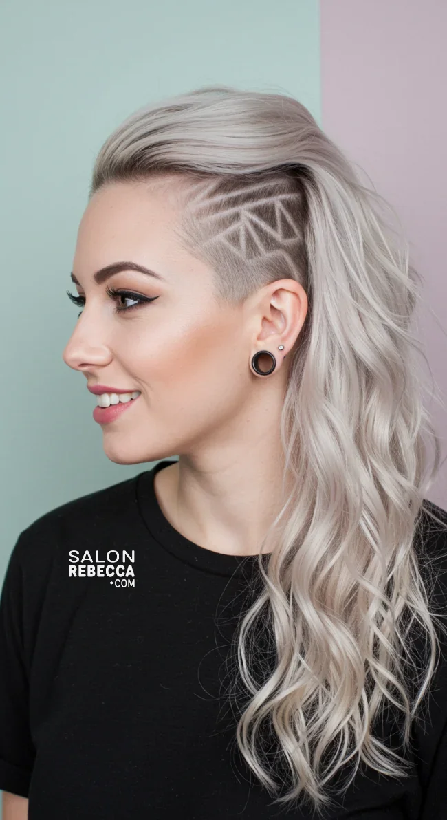 4. Geometric Undercut | Trendsetting Undercut Hairstyles - Revamp Your Look