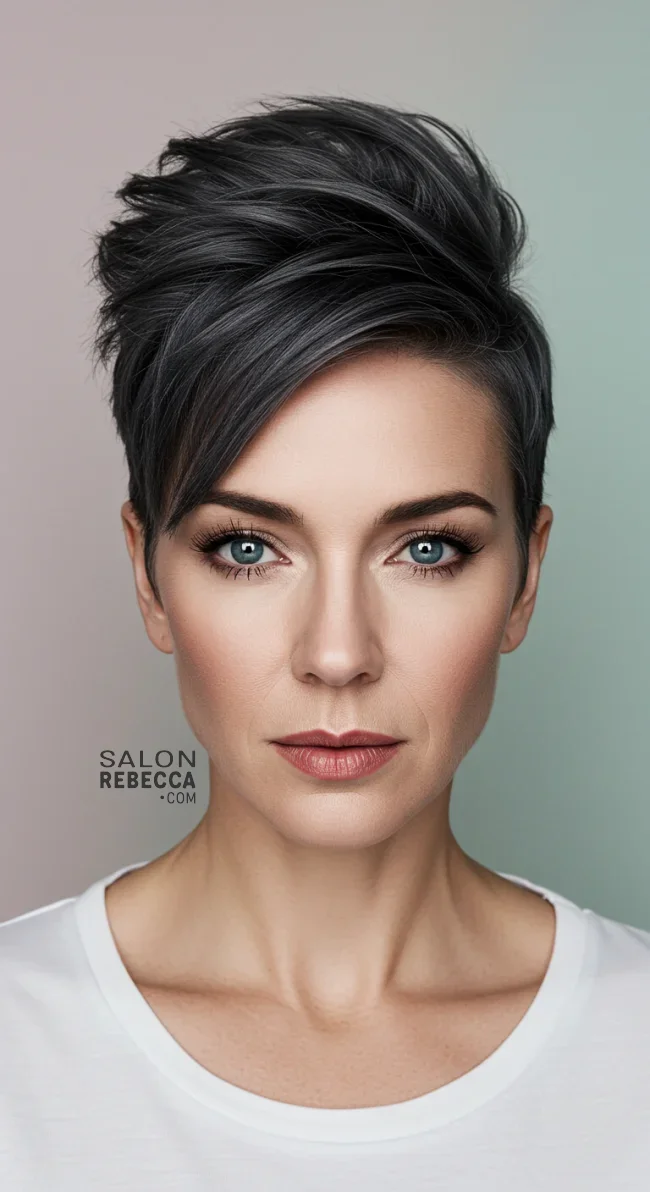12. Undercut Pixie | 15 Short Hairstyles To Feel Great In Your 40S