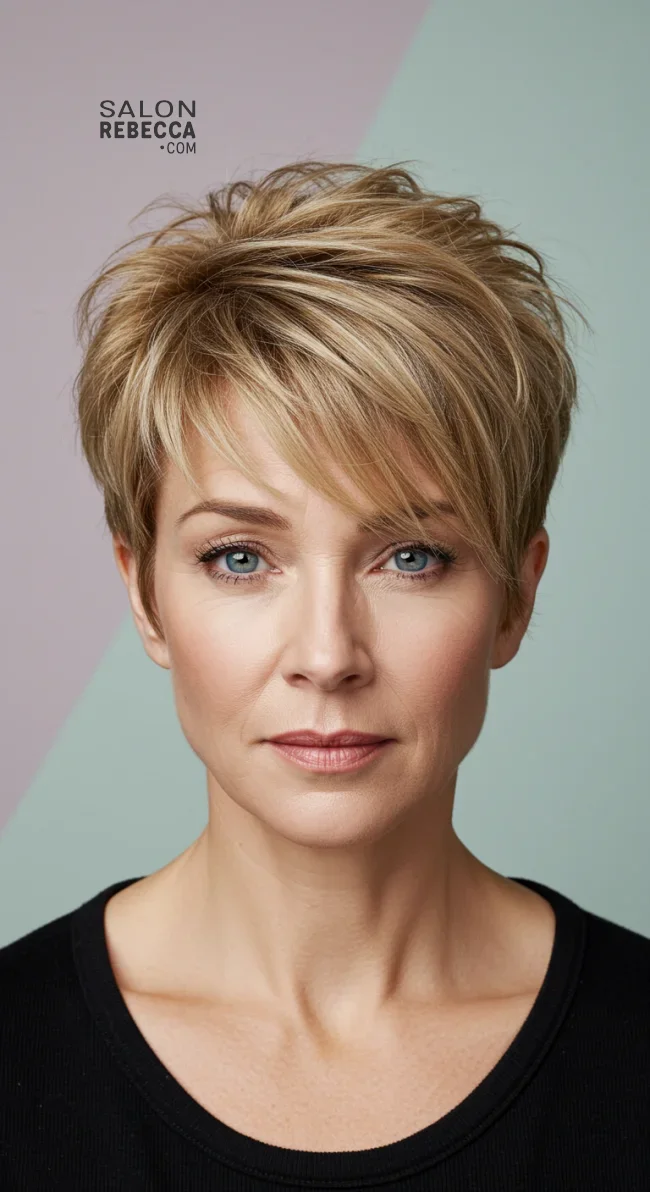 2. Textured Crop | 15 Short Hairstyles To Feel Great In Your 40S