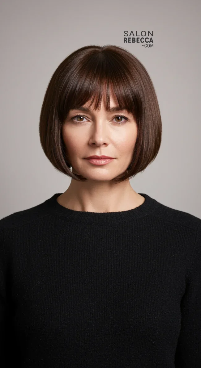13. French Bob | 15 Short Hairstyles To Feel Great In Your 40S