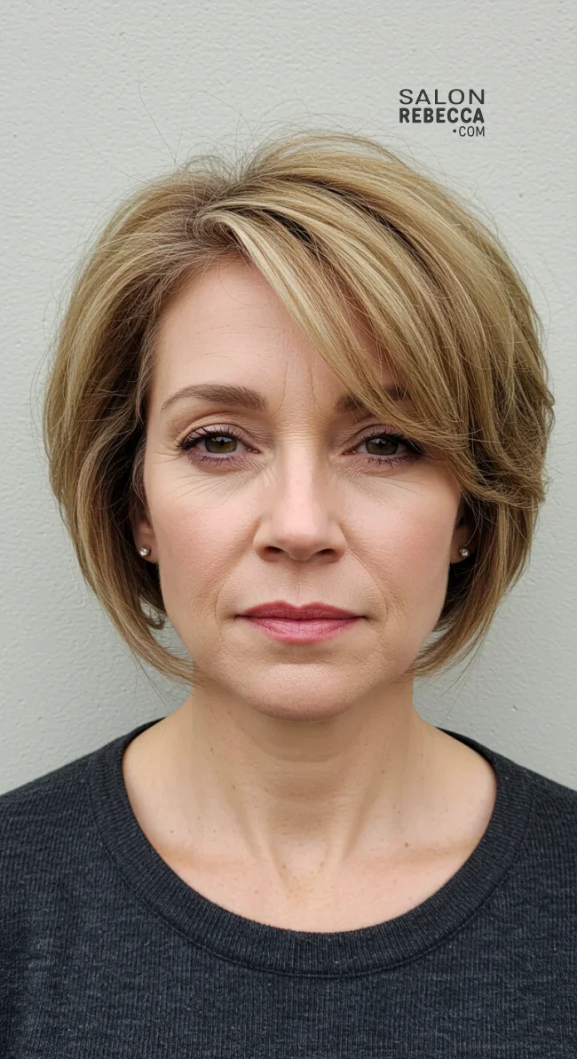15. Short Layered Bob | 15 Short Hairstyles To Feel Great In Your 40S