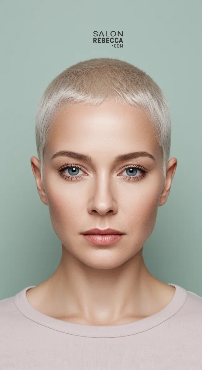 9. Buzz Cut | 15 Short Hairstyles To Feel Great In Your 40S