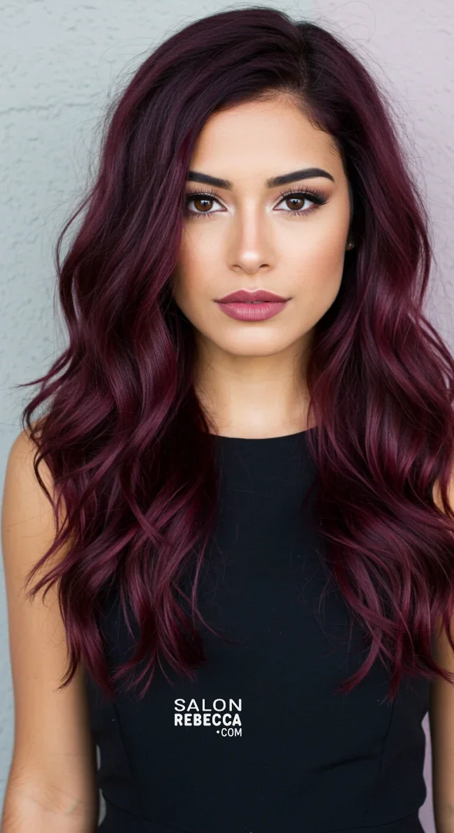 5. Lush Burgundy | 2025 Vogue Hair Color Trends: Embrace The Hues