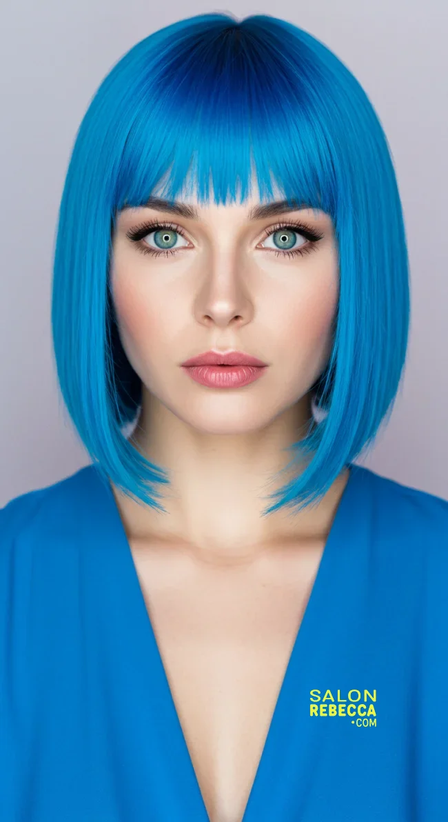 7. Electric Blue | 2025 Vogue Hair Color Trends: Embrace The Hues