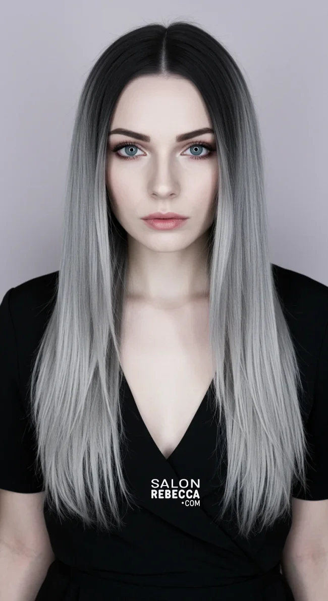 4. Smoky Gray Ombre | 2025 Vogue Hair Color Trends: Embrace The Hues