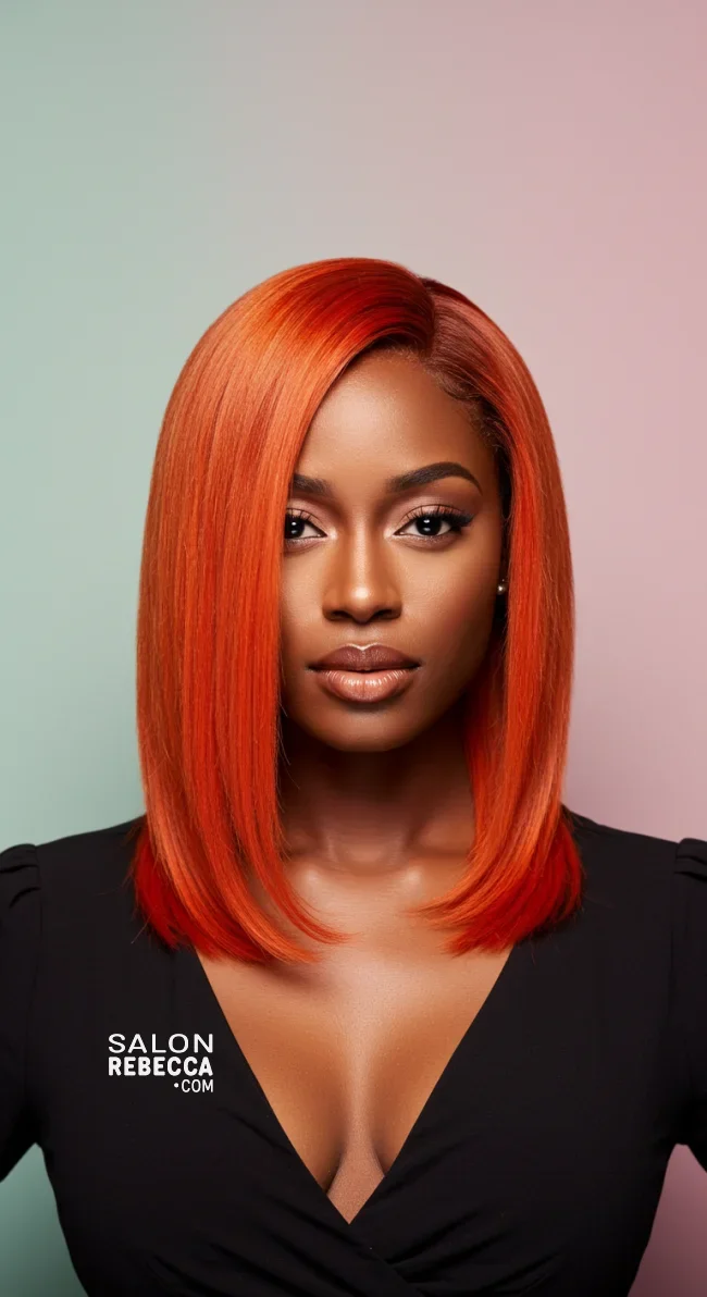 11. Sunset Orange | 2025 Vogue Hair Color Trends: Embrace The Hues