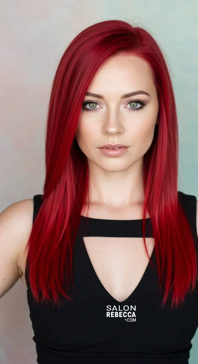 14. Vibrant Red | 2025 Vogue Hair Color Trends: Embrace The Hues