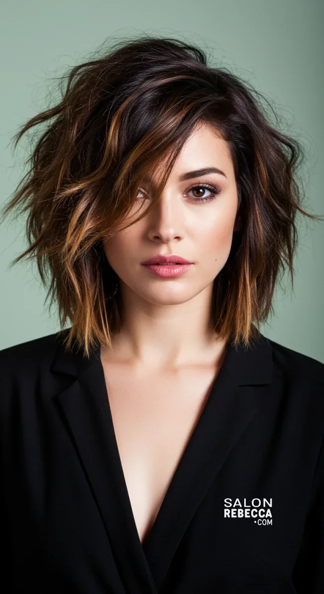 14. Voluminous Balayage | Short Hair Balayage: Essential Tips For Stunning Looks