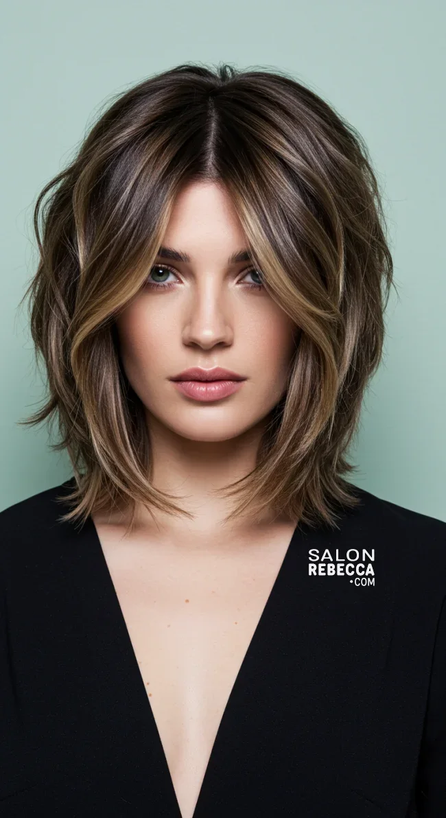 9. Layered Balayage | Short Hair Balayage: Essential Tips For Stunning Looks