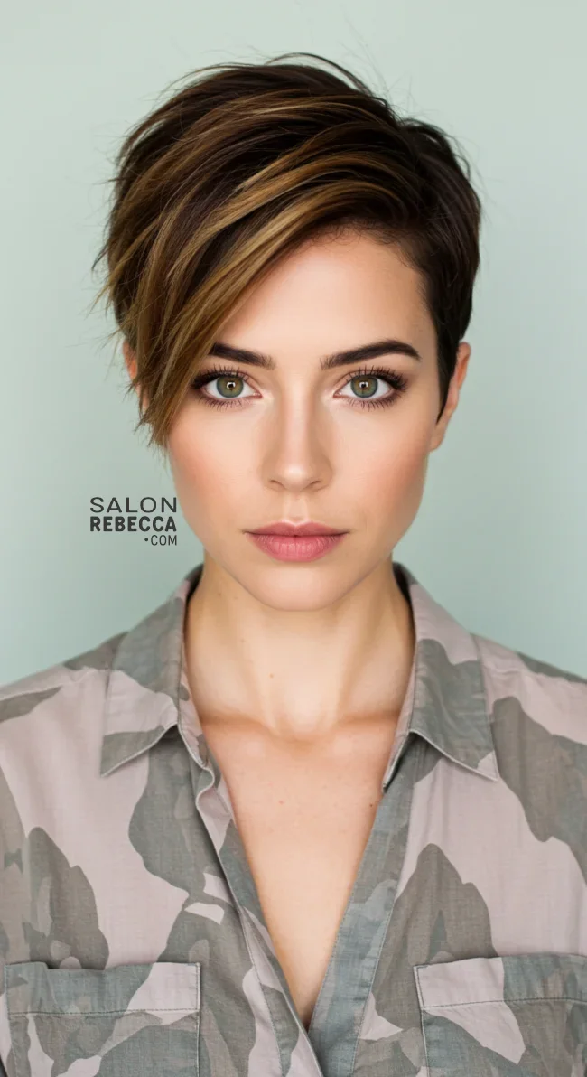 6. Undercut Balayage | Short Hair Balayage: Essential Tips For Stunning Looks
