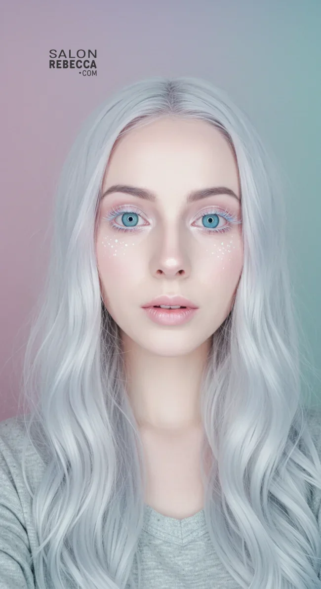 6. Ghostly Waves | Cool And Cute Halloween Hairstyles For Girls