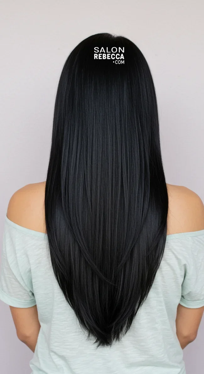 7. V-Cut Layers | Trendy Layered Hairstyles: Unlocking Timeless Elegance