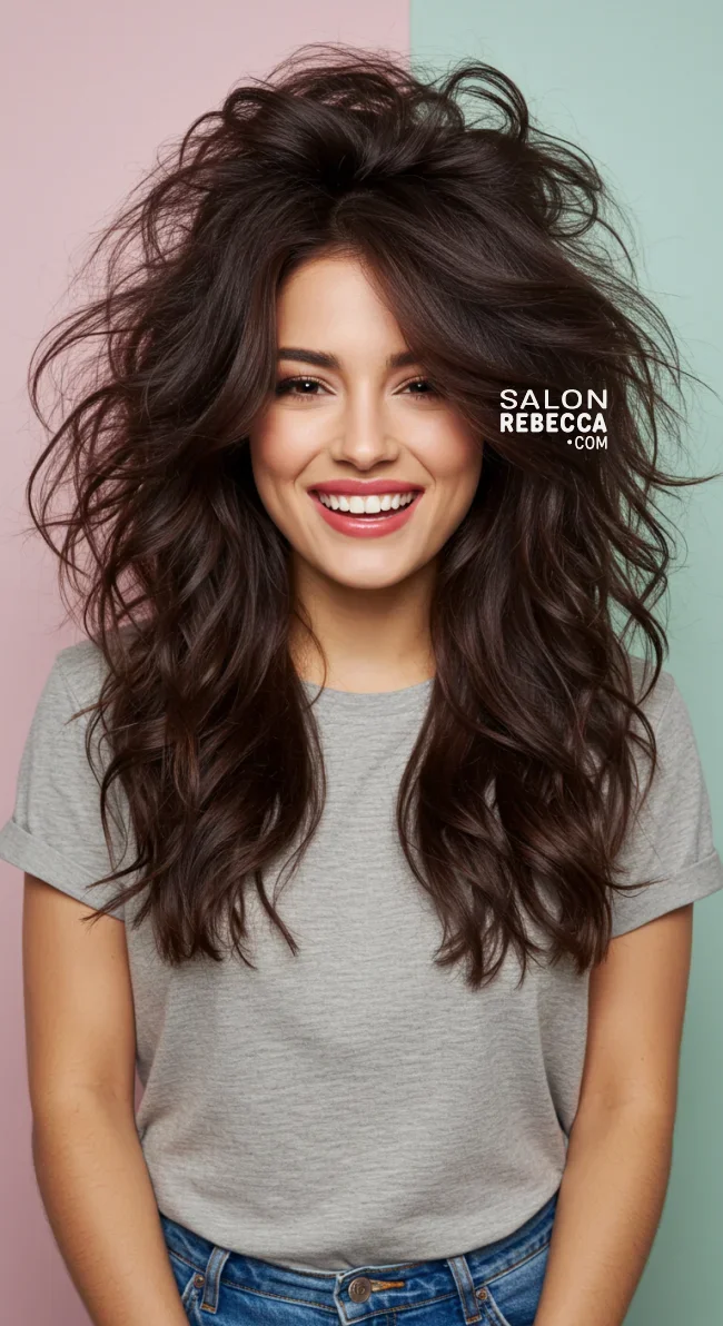 19. Voluminous Layered Cut | Trendy Layered Hairstyles: Unlocking Timeless Elegance