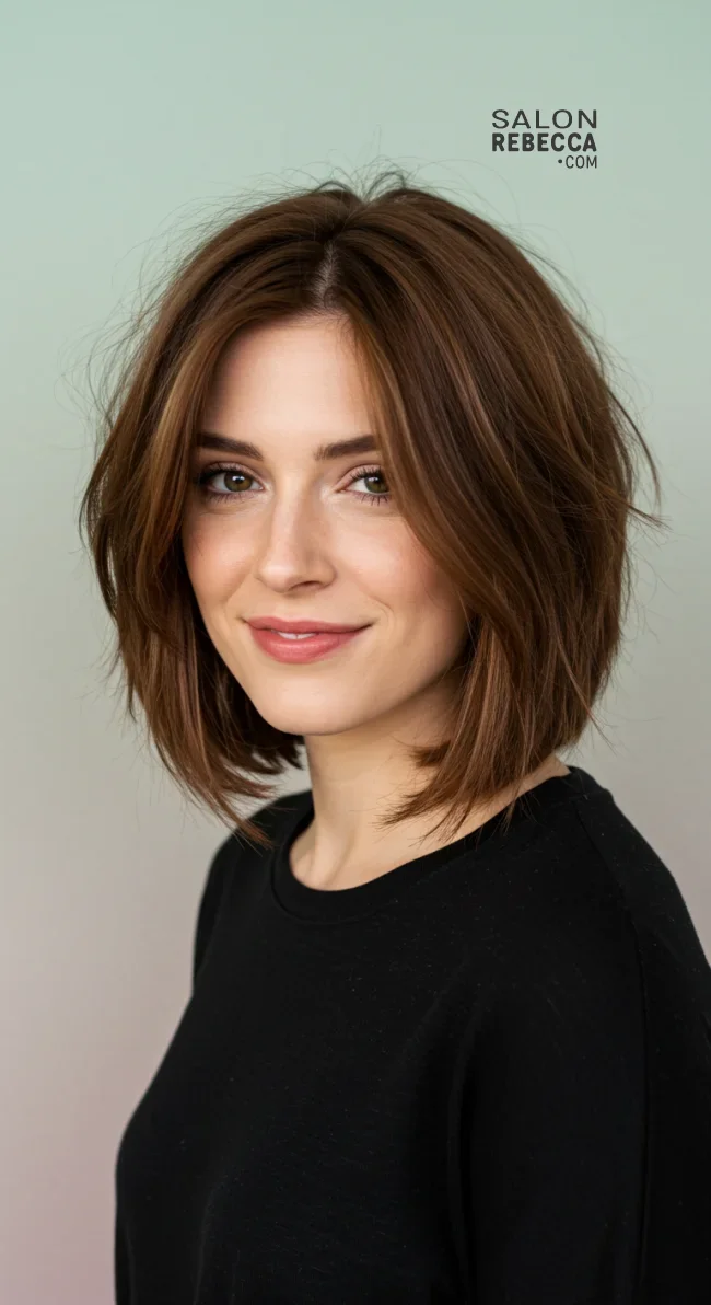 9. Textured Lob (Long Bob) | Trendy Layered Hairstyles: Unlocking Timeless Elegance