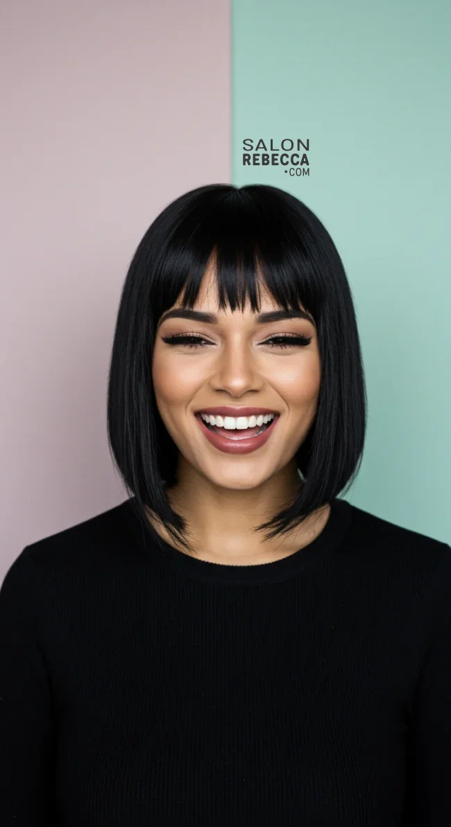 12. Blunt Cut with Hidden Layers | Trendy Layered Hairstyles: Unlocking Timeless Elegance