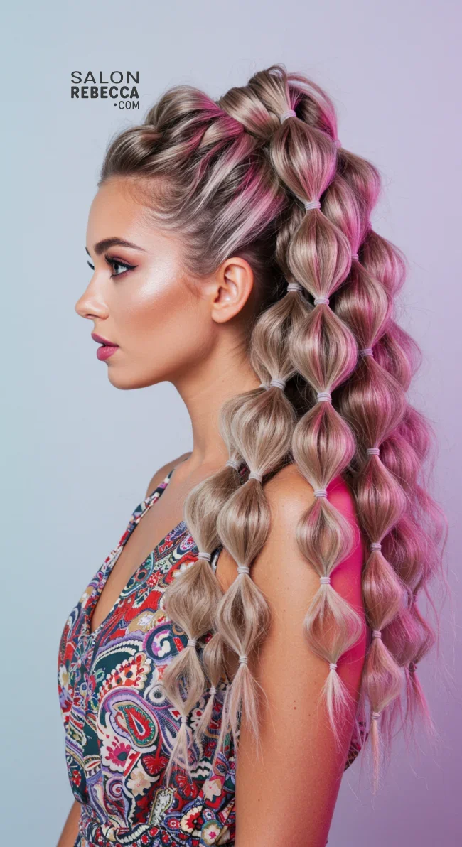 7. Bubble Ponytail | 10 Best Concert Hairstyles: Easy &Amp; Stylish Looks For Every Show