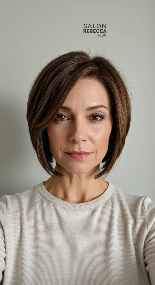 4. Angled Bob | Modern Hairstyles For Older Women