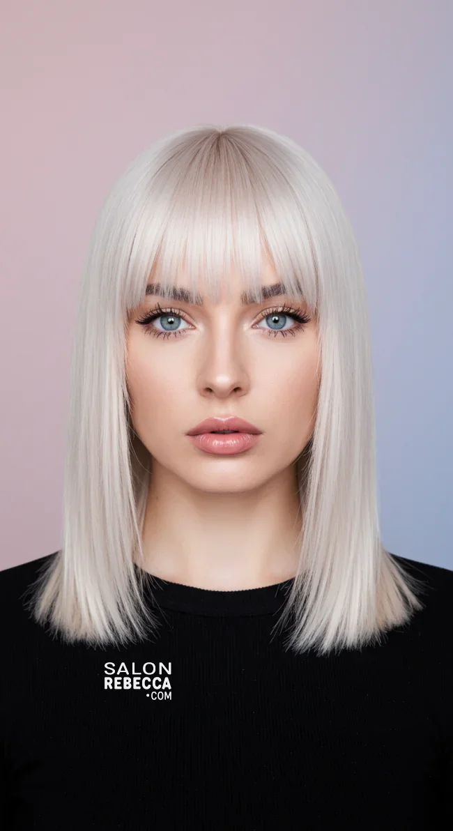 4. Blunt Fringe | 10 Fringe Hairstyles That Won’t Go Unnoticed