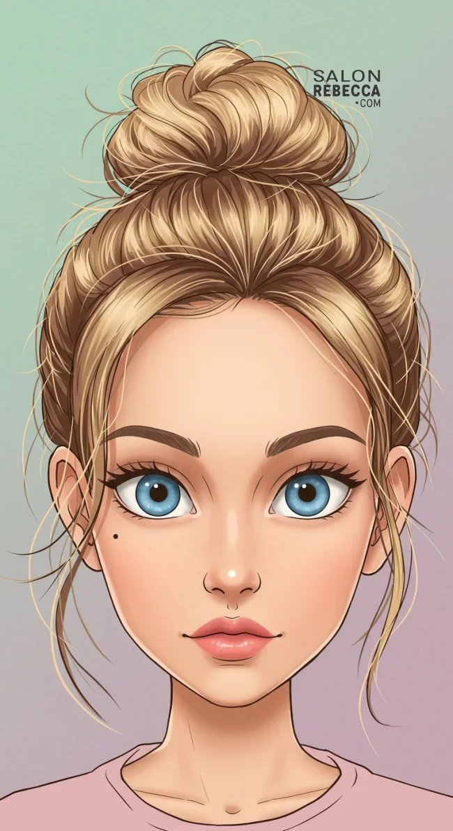 12. Messy Top Knot | Stylish Hairstyles For Children - Adorable Trends