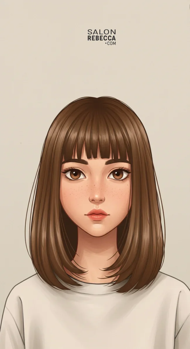 11. Simple Straight Cut | Stylish Hairstyles For Children - Adorable Trends