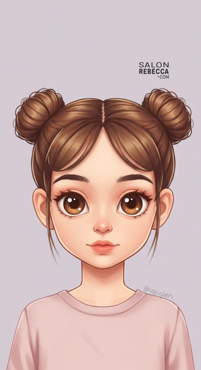9. Space Buns | Stylish Hairstyles For Children - Adorable Trends