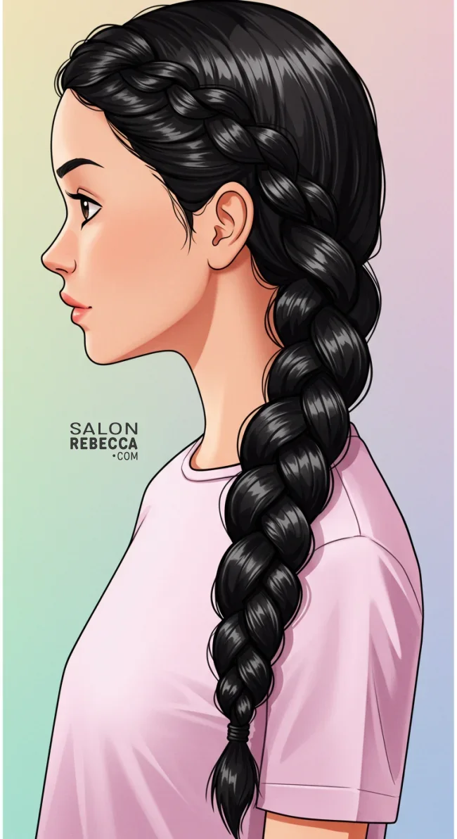 4. French Braid | Stylish Hairstyles For Children - Adorable Trends