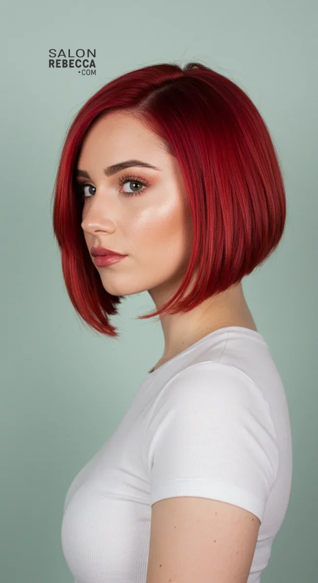 8. Angled Bob | 15 Flattering Short Haircuts For Square Faces