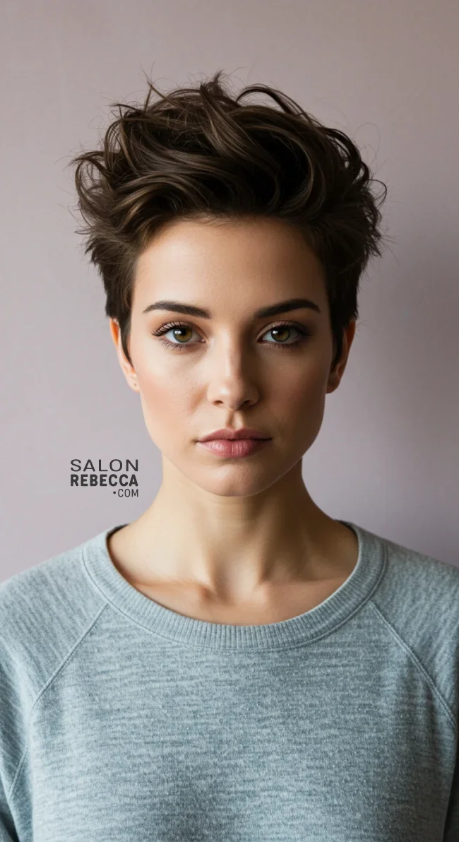 11. Undercut with Tousled Top | 15 Flattering Short Haircuts For Square Faces