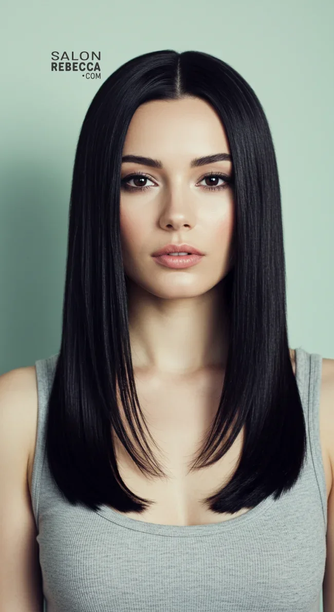 3. Sleek and Straight Blowout | Blowout Hair Is Now Celebrating Its Comeback - Diy Blowout Hair Tips