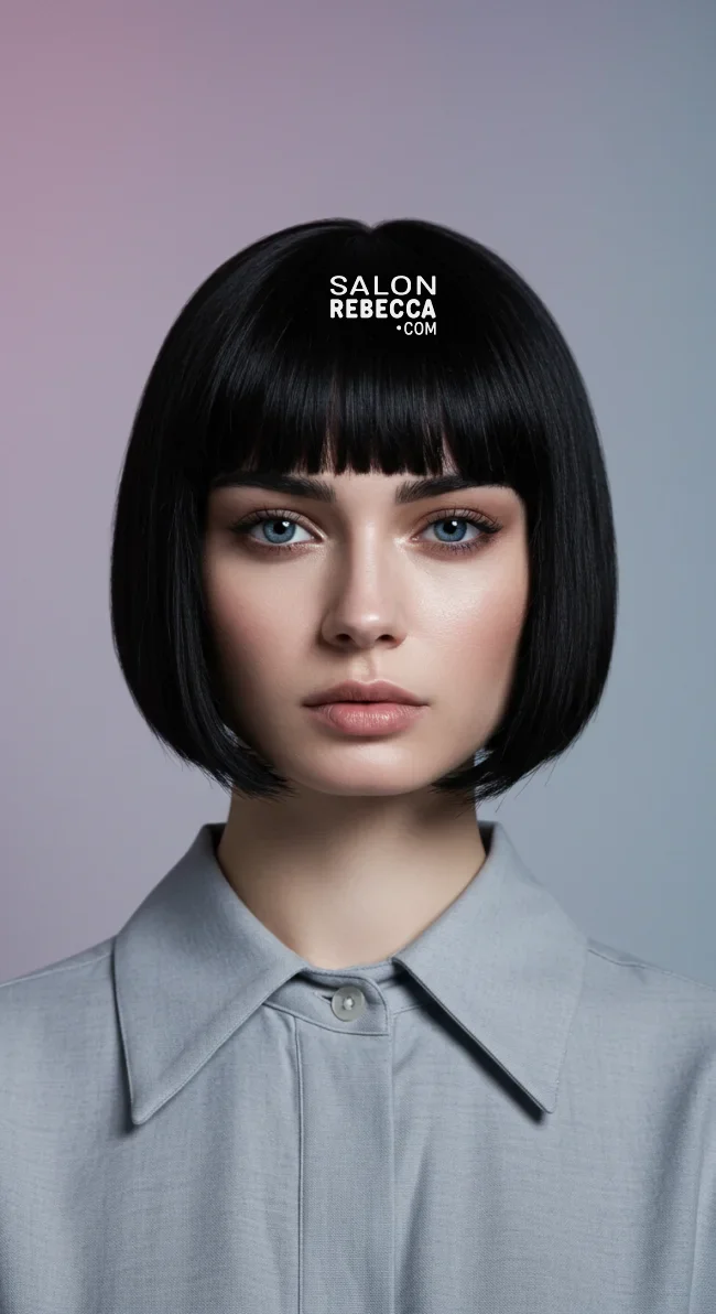 8. Boy Bob with Bangs | Boy Bob: The Coolest Resurgence In Hairstyle Trends