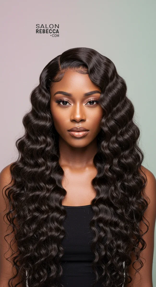 4. Deep Wave Weave | 8 Quick Weave Hairstyles That Will Transform Your Style