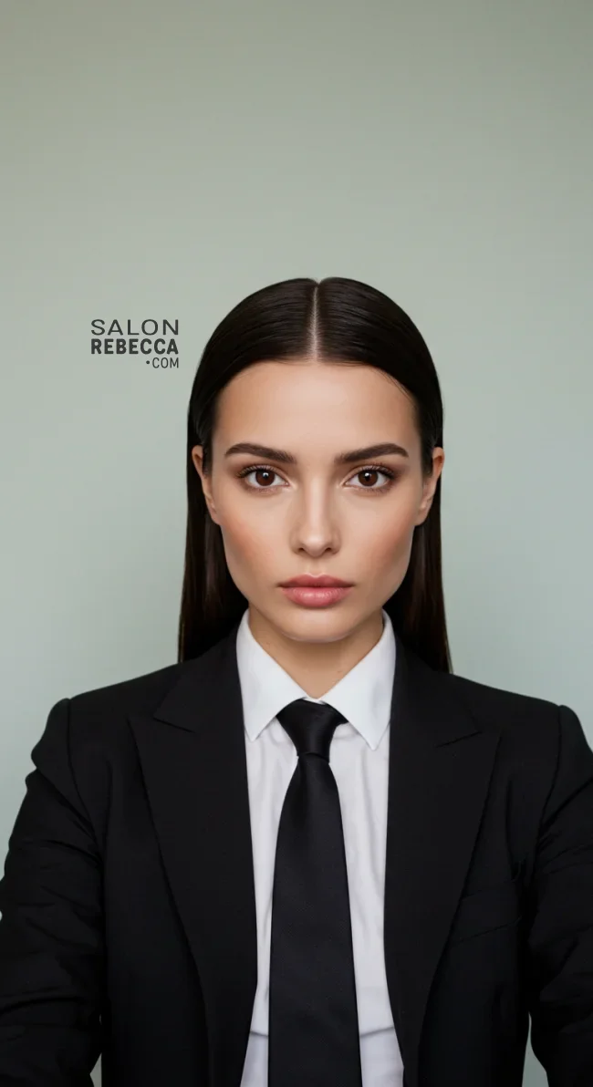 14. Neat and Tidy Slicked-Back Look | 15 Formal Hairstyles For Timeless Beauty